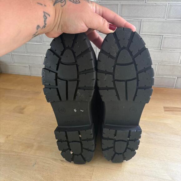 Black ankle boots | Goulashes | rain Boots | grunge emo goth - Picture 2 of 7